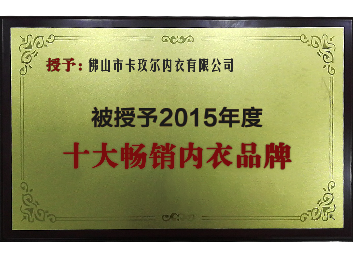 2015年度十大暢銷內(nèi)衣品牌